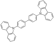 structure of CAS# 58328-31-7, 4,4'-Bis(N-carbazolyl)-1,1'-biphenyl