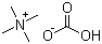 structure of CAS# 58345-96-3, 四甲基碳酸氢铵