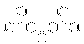 structure of CAS# 58473-78-2, 4,4'-环己基二[N,N-二(4-甲基苯基)苯胺]