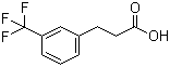 structure of CAS# 585-50-2, 3-(3-Trifluoromethylphenyl)propionic acid
