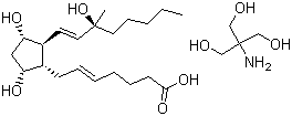 structure of CAS# 58551-69-2, Carboprost tromethamine