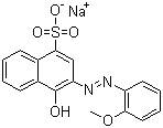 structure of CAS# 5858-39-9, 酸性红 4