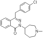 structure of CAS# 58581-89-8, Azelastine