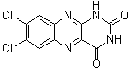 CAS 登录号：58590-56-0, 7,8-二氯苯并[g]蝶啶-2,4(1H,3H)-二酮