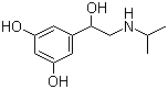 CAS # 586-06-1, Orciprenaline, 5-(1-Hydroxy-2-propan-2-ylamino-ethyl)benzene-1,3-diol, 5-[1-Hydroxy-2-(1-methylethylamino)ethyl]benzene-1,3-diol