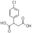 CAS 登录号：58755-91-2, 2-(4-氯苯基)琥珀酸