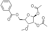 CAS # 58769-33-8, 3-O-Methyl-beta-D-ribofuranose 1,2-diacetate 5-benzoate