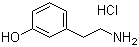 structure of CAS# 588-05-6, 3-Hydroxyphenethylamine hydrochloride