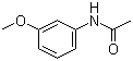 structure of CAS# 588-16-9, N-(3-Methoxyphenyl)acetamide