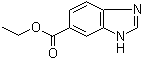 structure of CAS# 58842-61-8, 1H-Benzimidazole-6-carboxylic acid ethyl ester