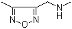 structure of CAS# 588730-16-9, N,4-二甲基-1,2,5-恶二唑-3-甲胺