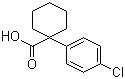 structure of CAS# 58880-37-8, 1-(4-Chlorophenyl)cyclohexanecarboxylic acid