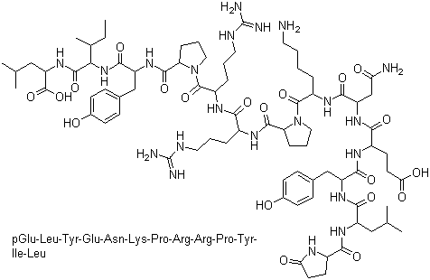 structure of CAS# 58889-67-1, 神经加压素