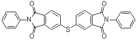 structure of CAS# 58974-89-3, 5,5'-亚硫基二[2-苯基-1H-异吲哚-1,3(2H)-二酮]