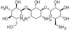 structure of CAS# 59-01-8, 卡那霉素