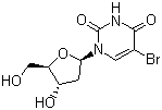 CAS 登录号：59-14-3, 溴脲苷, 5-溴-2'-脱氧尿苷
