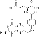 structure of CAS# 59-30-3, Folic acid