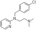 structure of CAS# 59-32-5, Chloropyramine
