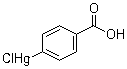 structure of CAS# 59-85-8, (4-Carboxyphenyl)chloromercury