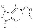 CAS 登录号：59000-86-1, (E)-alpha-2,5-二甲基-3-呋喃基亚乙基(异丙亚基)琥珀酸酐
