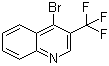 structure of CAS# 590371-97-4, 4-溴-3-(三氟甲基)喹啉