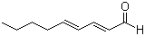 structure of CAS# 5910-87-2, trans,trans-2,4-Nonadienal