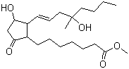 structure of CAS# 59122-46-2, 米索前列醇