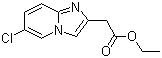 structure of CAS# 59128-02-8, 6-氯咪唑并[1,2-a]吡啶-2-乙酸乙酯