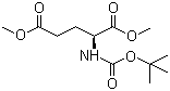 structure of CAS# 59279-60-6, (R)-N-Boc-glutamic acid-1,5-dimethyl ester