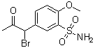 CAS # 593960-46-4, 5-(1-Bromo-2-oxopropyl)-2-methoxybenzenesulfonamide