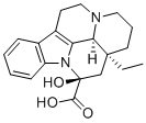 CAS # 59413-21-7, Vinpocetine Impurity 12, (41S,12S,13aS)-13a-ethyl-12-hydroxy-2,3,41,5,6,12,13,13a-octahydro-1H-indolo[3,2,1-de]pyrido[3,2,1-ij][1,5]naphthyridine-12-carboxylic acid