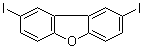 structure of CAS# 5943-11-3, 2,8-Diiododibenzofuran