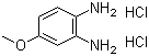 structure of CAS# 59548-39-9, 4-Methoxybenzene-1,2-diamine dihydrochloride