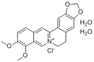 structure of CAS# 5956-60-5, 氯化小檗碱水合物