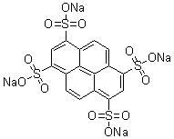 structure of CAS# 59572-10-0, Tetrasodium 1,3,6,8-pyrenetetrasulfonate