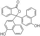 structure of CAS# 596-01-0, alpha-Naphtholphthalein