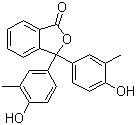 structure of CAS# 596-27-0, o-Cresolphthalein