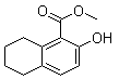 structure of CAS# 59604-96-5, 5,6,7,8-Tetrahydro-2-hydroxy-1-naphthalenecarboxylic acid methyl ester