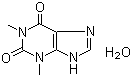 structure of CAS# 5967-84-0, 茶碱一水合物