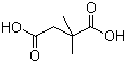 structure of CAS# 597-43-3, 2,2-Dimethylsuccinic acid