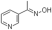 structure of CAS# 5973-83-1, 1-Pyridin-3-ylethanone oxime