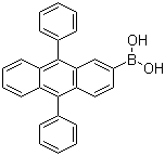 structure of CAS# 597553-98-5, B-(9,10-二苯基-2-蒽)硼酸