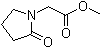 structure of CAS# 59776-88-4, 2-Ketopyrrolidine-1-acetic acid methyl ester