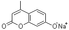 structure of CAS# 5980-33-6, 4-Methylumbelliferone sodium salt