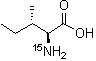 structure of CAS# 59935-30-7, L-Isoleucine-<sup>15</sup>N