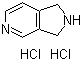 structure of CAS# 6000-50-6, 2,3-二氢-1H-吡咯并[3,4-c]吡啶二盐酸盐