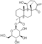 CAS # 60129-65-9, Paniculoside III, (4alpha,11beta)-11-Hydroxy-15-oxokaur-16-en-18-oic acid beta-D-glucopyranosyl ester