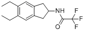 CAS 登录号：601487-90-5, N-(5,6-二乙基-2,3-二氢-1H-茚-2-基)-2,2,2-三氟乙酰胺