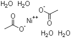 structure of CAS# 6018-89-9, Nickel(II) acetate tetrahydrate