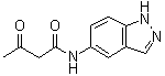 CAS 登录号：6023-70-7, N-(1H-吲唑-5-基)-3-氧代丁酰胺